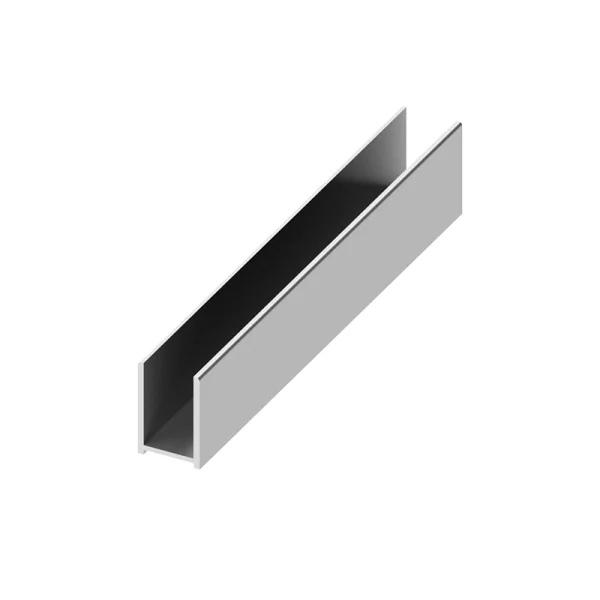 Abacus Glass Surface Channel -10mm Polished - 1200mm