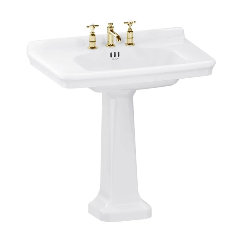 Burlington Guild Basin 850mm 3th White product image - Image 1