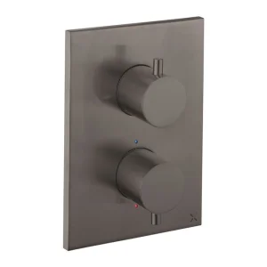 Crosswater Mpro Crossbox 1 Outlet Trim & Valves Slate