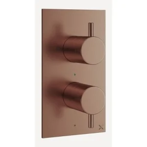 Crosswater Mpro Crossbox 3 Outlet Trim & Valves Brushed Bronze