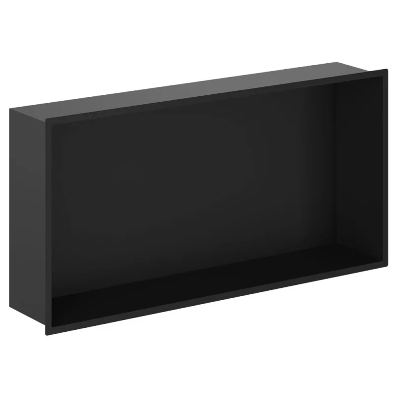 Crosswater Niches 610 X 305mm Matt Black product image - Image 1