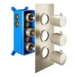 Crosswater Mpro 3 Handle Trimset (must Be Paired With Wlbp3000r+) Brushed Brass detail view - Image 2