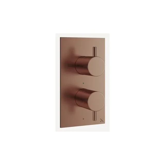 Crosswater Mpro 2 Handle Bath Shower Etched Trimset Brushed Bronze product image - Image 1