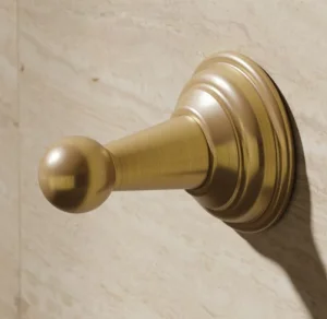 Crosswater Belgravia Single Robe Hook Brushed Brass