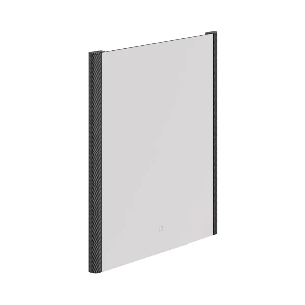 Hib Bastille Mirror 60x80 - Black Chrome H80 X W60 X D3.1cm