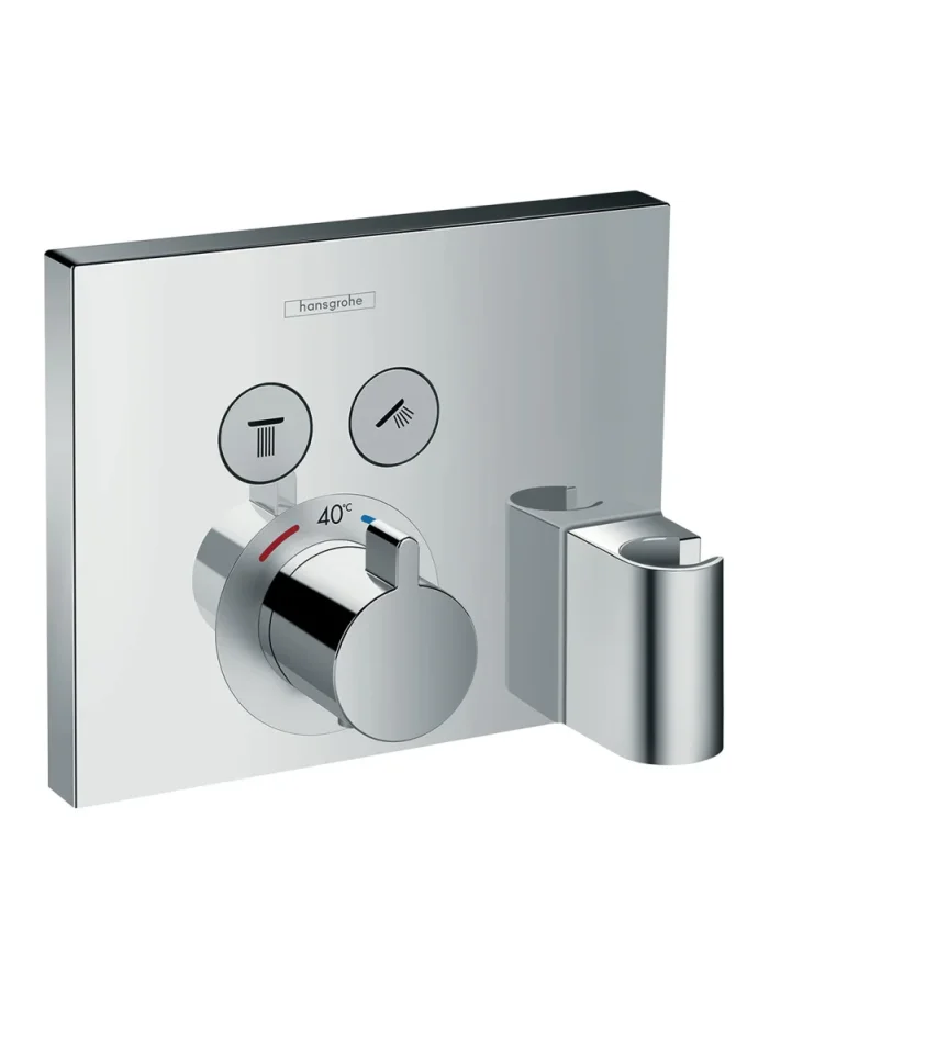 Hansgrohe Xx Showerselect Therm.2 O.fixfit+porter Chrome product image - Image 1