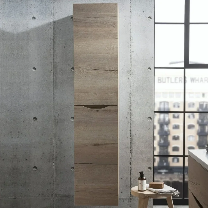 Crosswater Glide Ii Tower Unit Windsor Oak detail view - Image 2