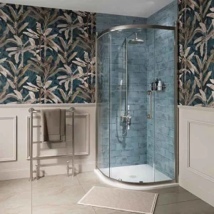 Burlington Nordic Blue Chevron Tile Wall Panel 600 X 2400 Proclick