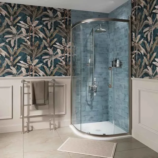 Burlington Nordic Blue Chevron Tile Wall Panel 600 X 2400 Proclick product image - Image 1