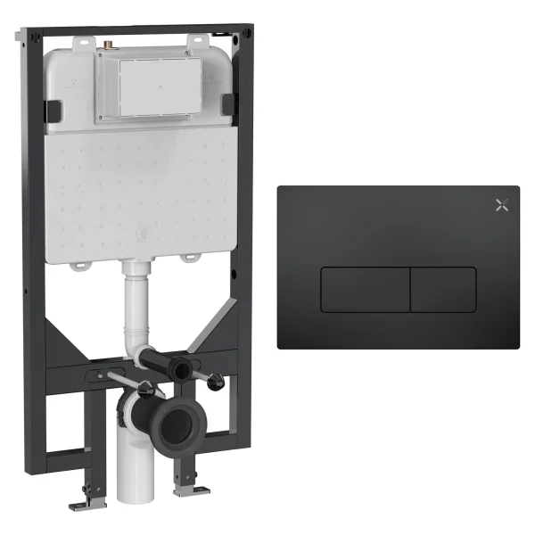 Crosswater Mpro Cistern Set 1 Matt Black