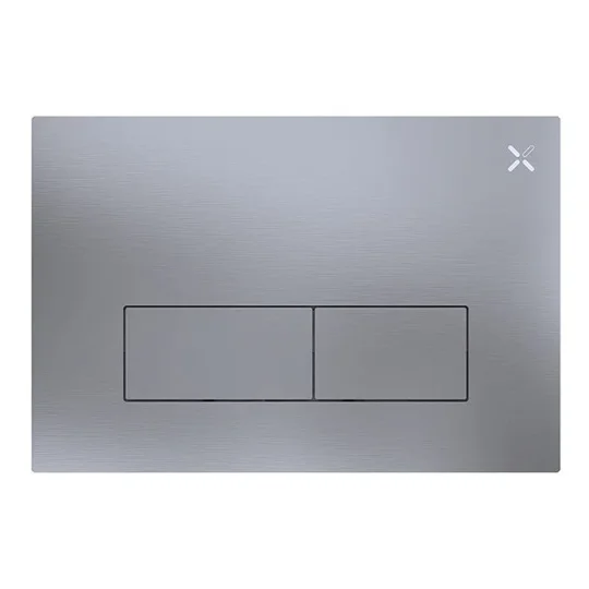 Crosswater Mpro Stainless Steel Flush Plate Brushed Nickel product image - Image 1