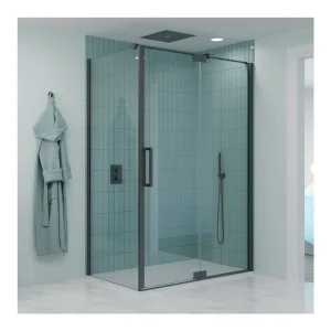 Crosswater Optix Pivot Door Inline Panel 1000 Box A Slate