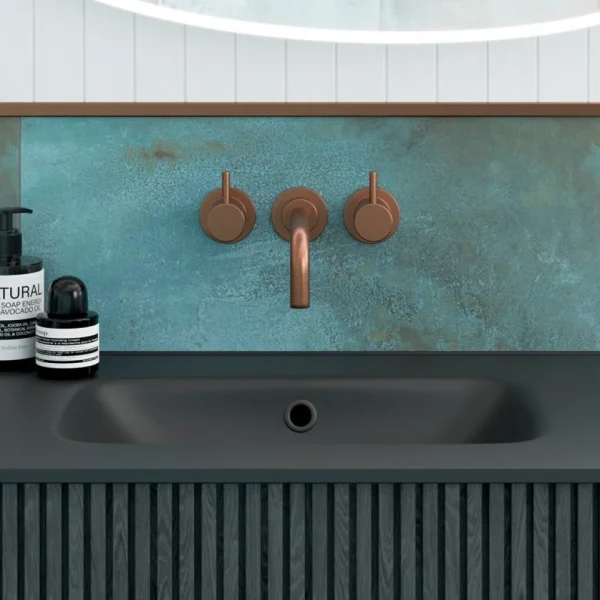 Crosswater MPRO Basin 3 Hole Trim Set Bronze