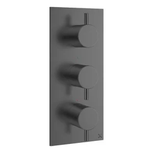 Crosswater Mpro 3 Handle Shower Bath Handset Etched Trimset Portrait Slate