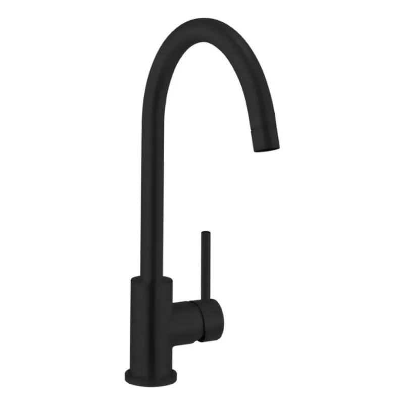 Crosswater MPRO Side Lever Kitchen Mixer Matt Black product image - Image 1