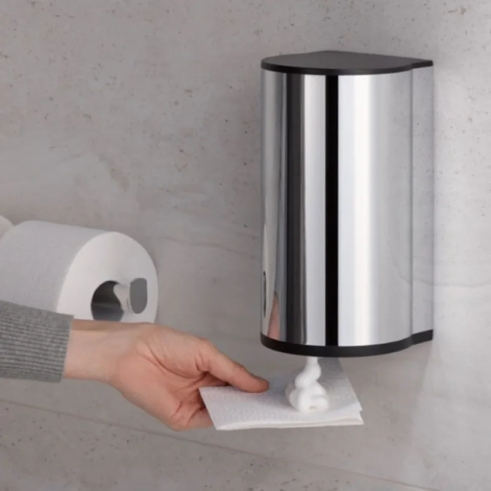 Keuco Plan Touchless Sanitiser Dispenser Chrome Plated / Anthracite product image - Image 3