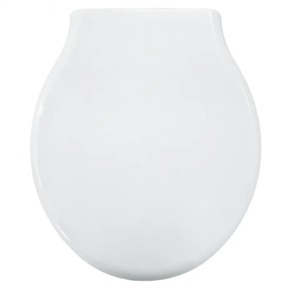 Bagno Design Biarritz (Galassia Ethos) Soft Close Seat & Cover White With Chrome Hinges product image - Image 2