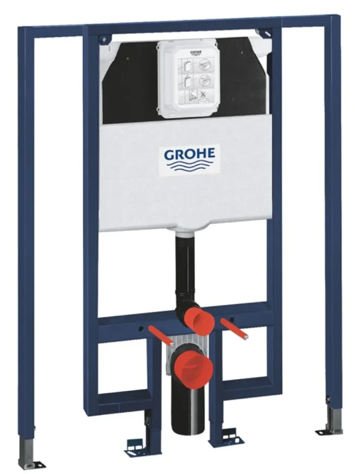 Grohe 38995 Rapid Wh Wc Frame 80mm Variable Width detail view - Image 3
