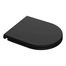 Rak Feeling Soft Close Seat In Matt Black detail view - Image 2