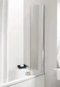 Crosswater Supreme 350m Fixed Mini Bath Screen / Guard Silver product image - Image 1