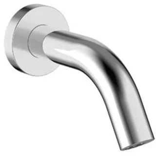 Crosswater Mpro Wall Mounted Basin Spout Sensor 140mm Chrome detail view - Image 2