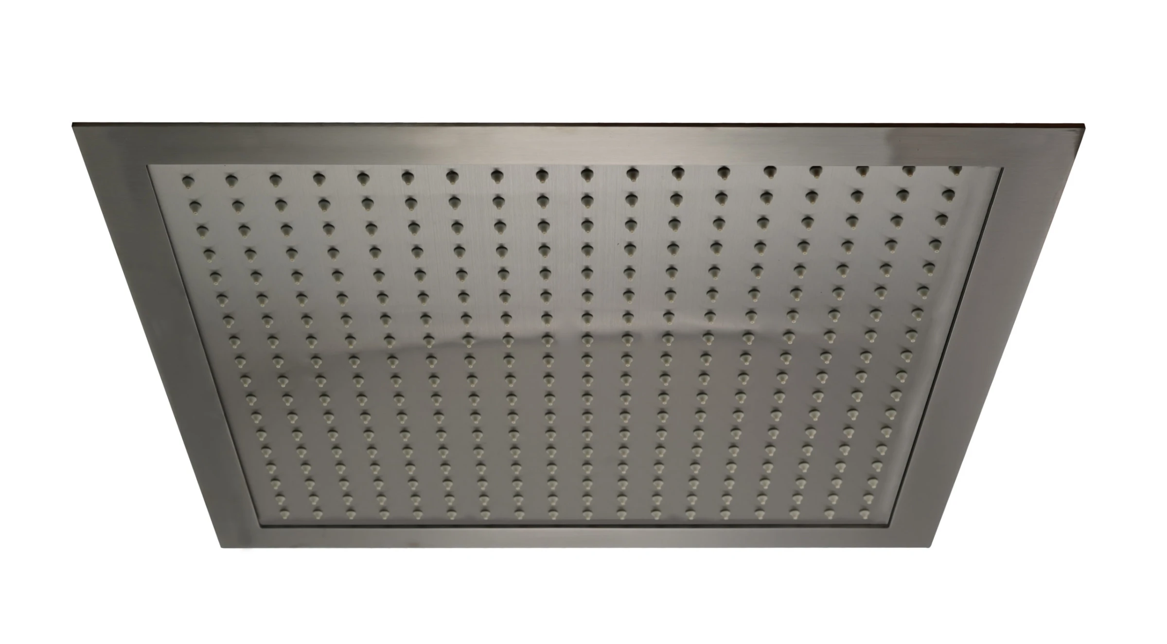 Just Taps Hix Shower Head 400mm Brushed Black