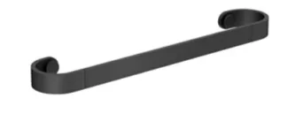 Crosswater Velo Towel Rail 450mm Matt Black product image - Image 1
