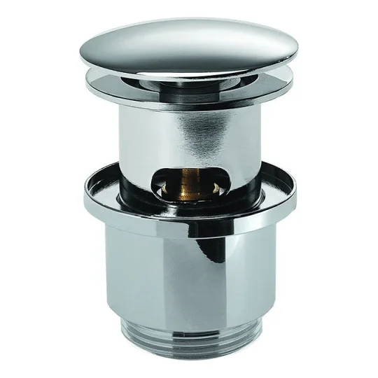 Crosswater Basin Click Clack Waste (Slotted) Chrome product image - Image 1