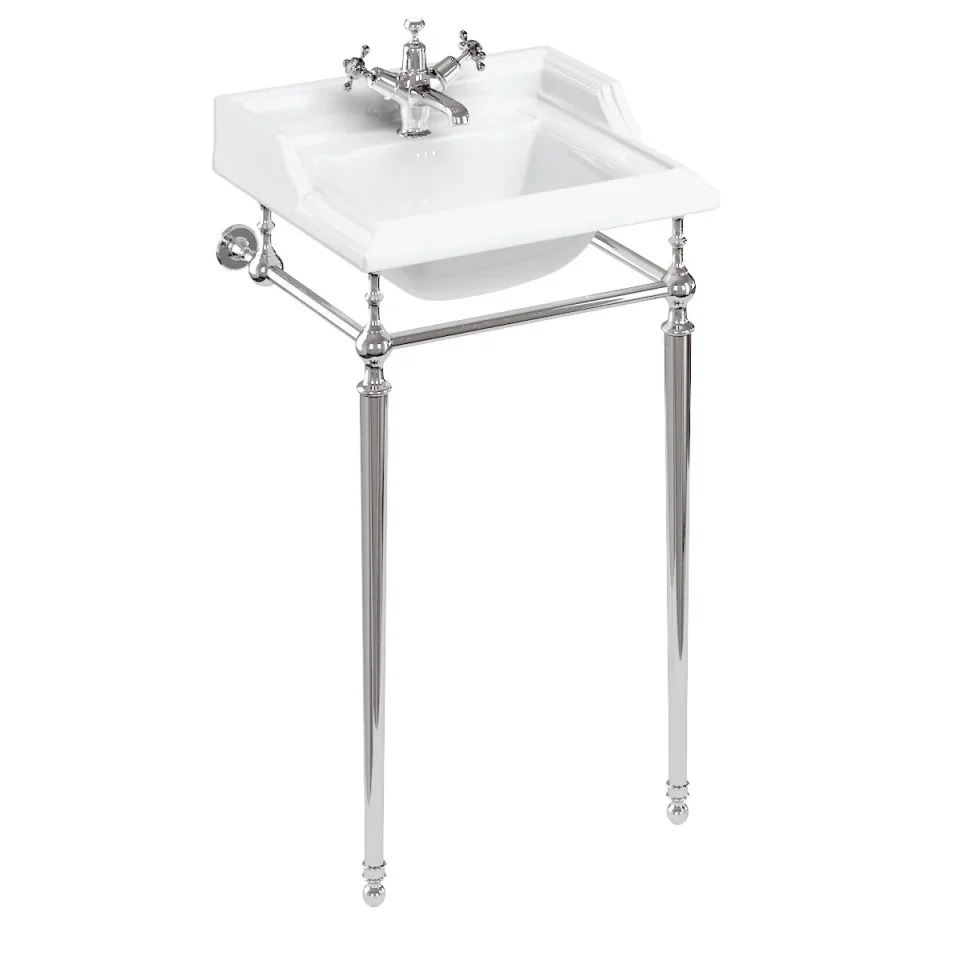 Burlington Basin Stand For 510 Square Basin Chrome product image - Image 1