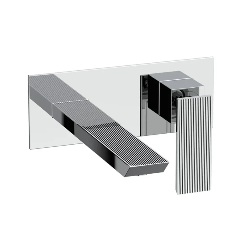 Crosswater Limit 2 Hole Basin Set Chrome product image - Image 1