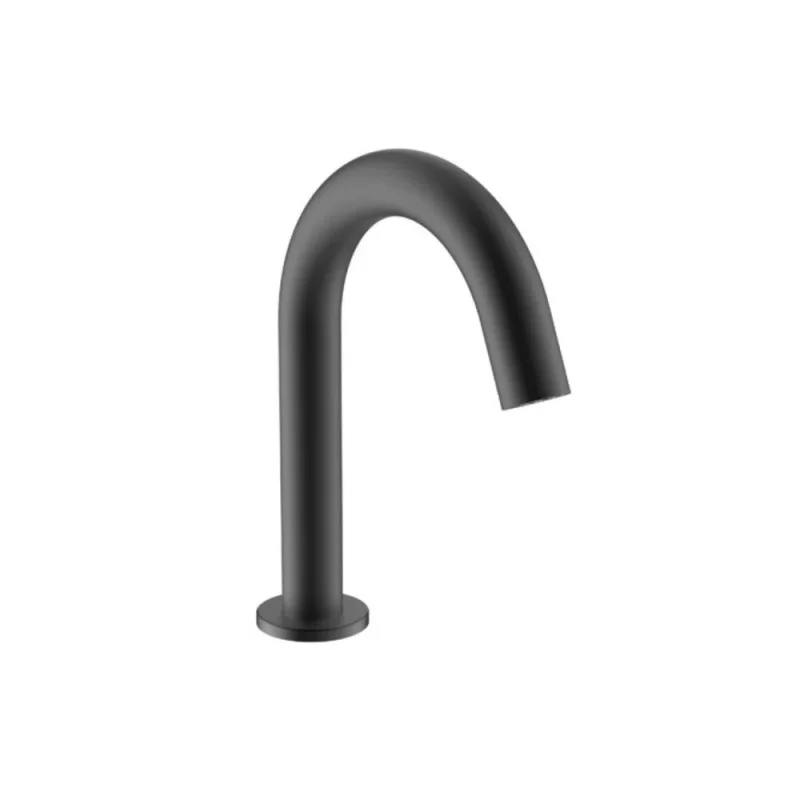 Crosswater Mpro Basin Spout Deck Mounted Sensor Matt Black detail view - Image 2
