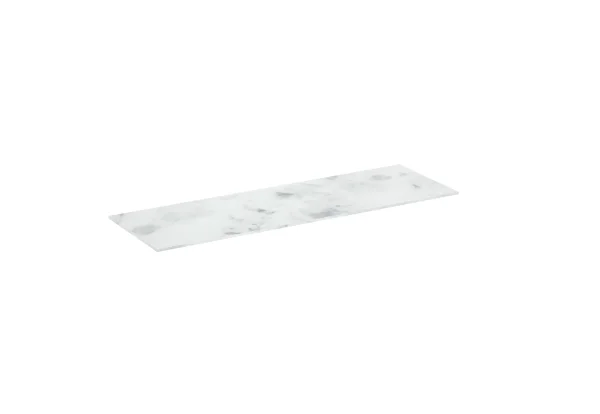 Saneux Uni 160cm Countertop - Matte Carrara White - 12mm
