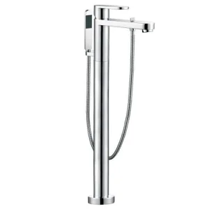 Vado Life Bath Shower Mixer With Shower Kit Single Lever Floor Mounted