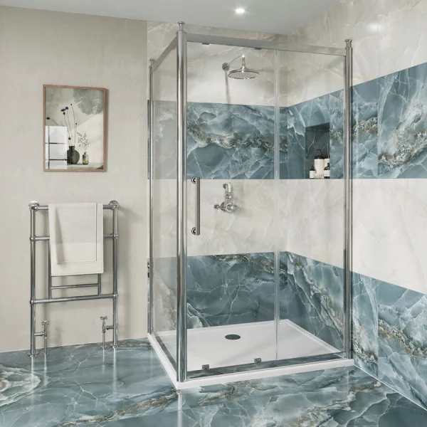 Burlington Classique Sliding Door 1200 Chrome