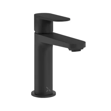 Crosswater Drift Basin Monobloc With Clicker Waste Matt Black product image - Image 1