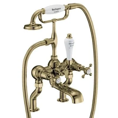 Burlington Deck Mounting Unions Gold