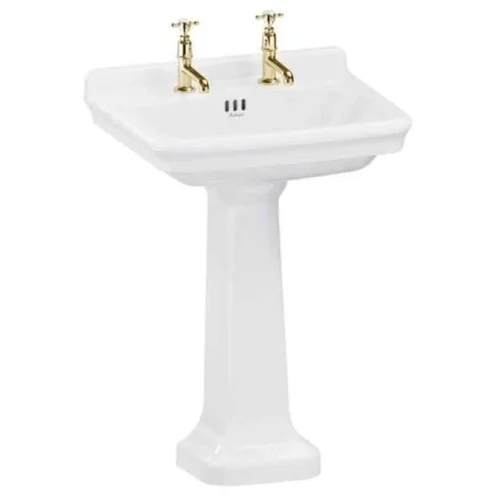 Burlington Guild Basin 620mm 2th White product image - Image 1