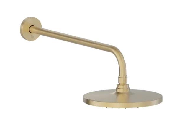 Britton Hoxton 2.0 290mm Rain Shower Head And Arm Brushed Brass