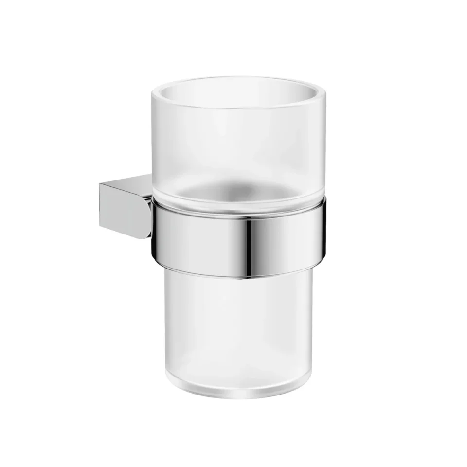 Crosswater MPRO Tumbler Holder Chrome detail view - Image 2