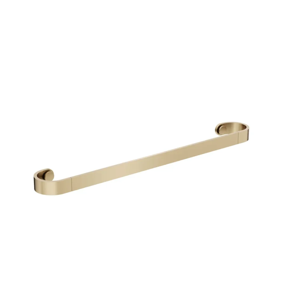 Crosswater Velo Towel Rail 600mm Brushed Brass product image - Image 1
