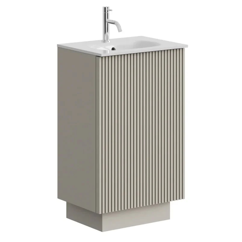 Crosswater Limit 500mm Floorstanding Door Unit Warm Stone product image - Image 1