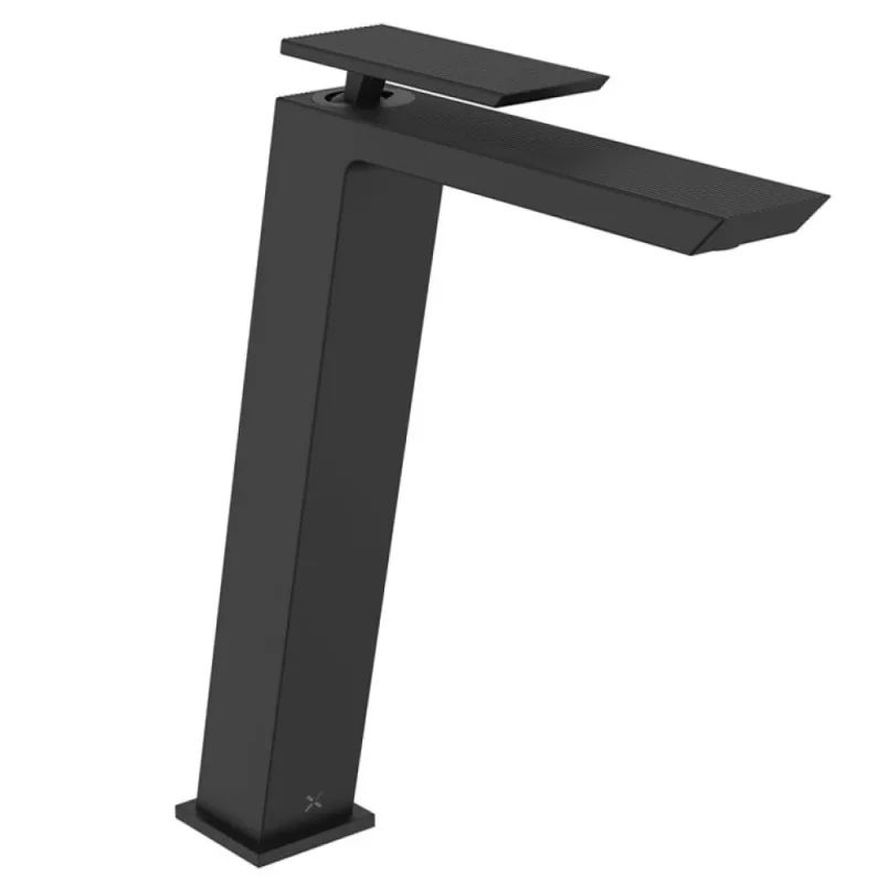 Crosswater Limit Tall Basin Monobloc Matt Black product image - Image 1