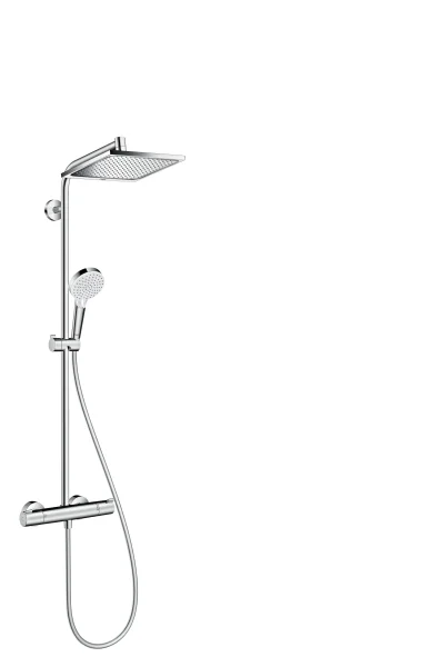 Hansgrohe Crometta E 240 Showerpipe Chrome Chrome
