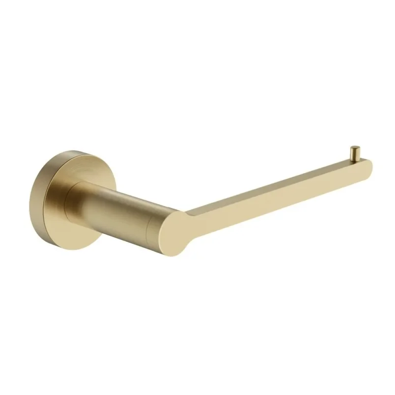 Britton Hoxton 2.0 Single Toilet Roll Holder Brushed Brass product image - Image 1