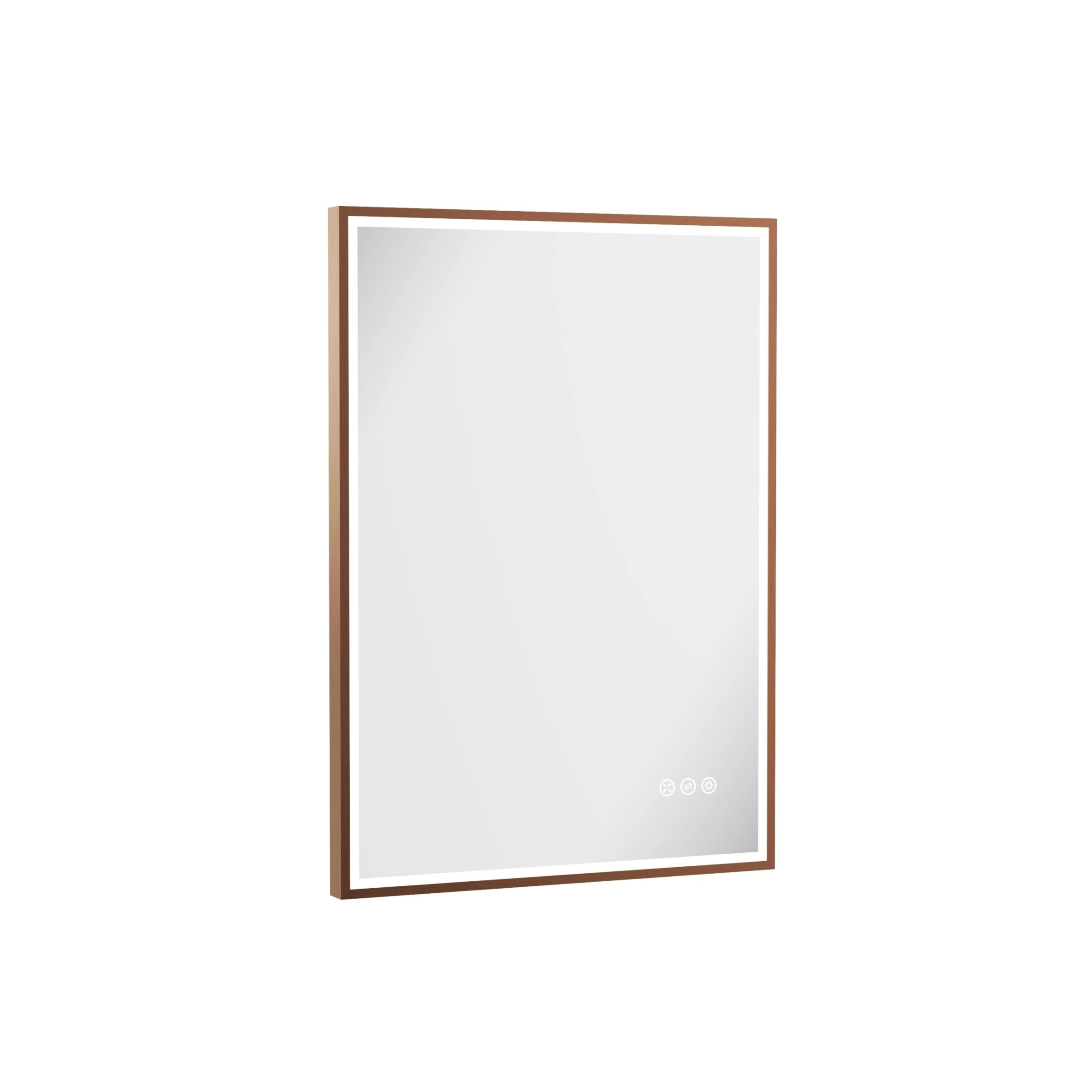 Crosswater MPRO Lit Mirror 500 x 700mm Brushed Bronze