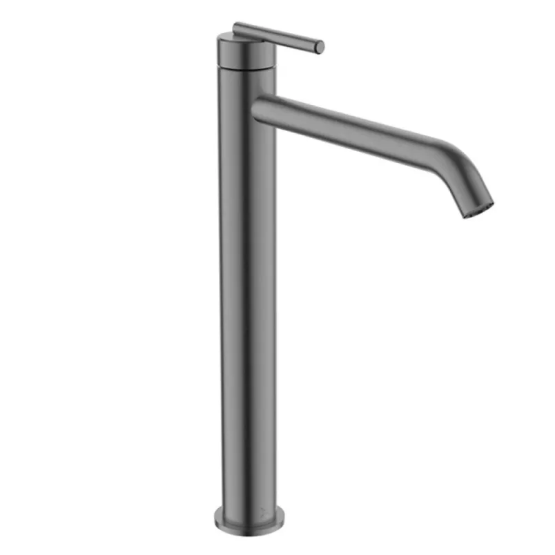 Crosswater 3ONE6 Lever Basin Tall Mono Stainless Slate product image - Image 1
