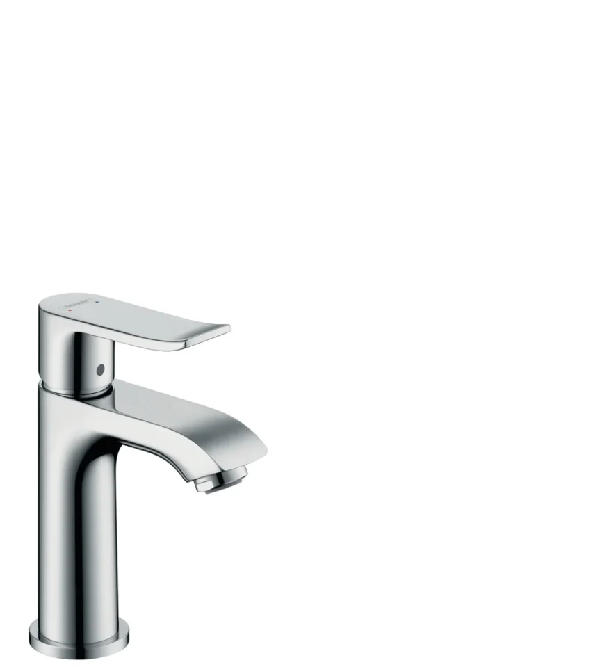 Hansgrohe Metris Basin Mixer 100 Small Chrome product image - Image 1