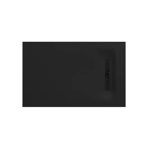 Crosswater Vito Rectangle Shower Tray 800 x 1500 25mm Matt Black