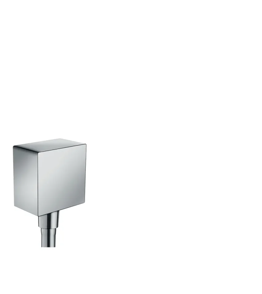 Hansgrohe Fixfit Square Wall Outlet Dn15 Ch.nrv Chrome product image - Image 1