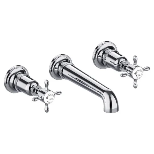 Burlington Guild Bath 3th Set Wall Mounted Chrome product image - Image 1